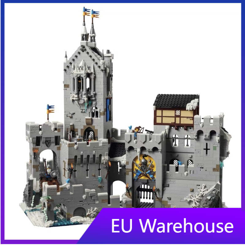 Mountain fortress building block set main product image