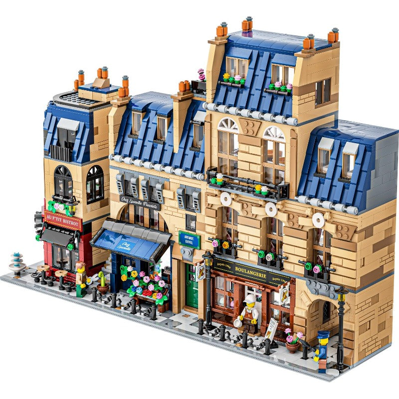 Parisian street brick model shown from a different angle