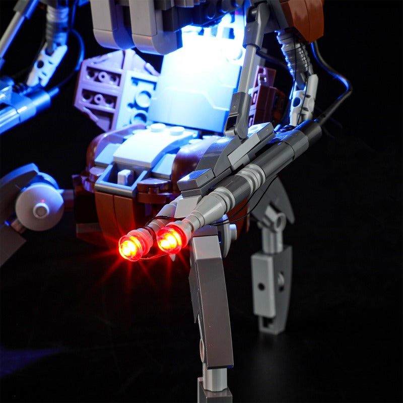Wider gallery view of the droid display piece