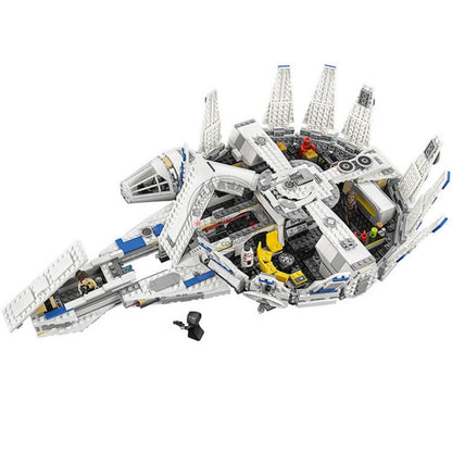 Close-up of the cockpit pod on the smuggler starship set