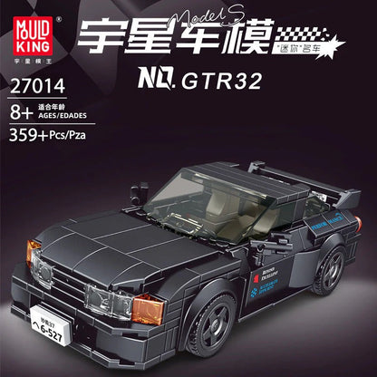 mini sports car building block display model, alternate angle five