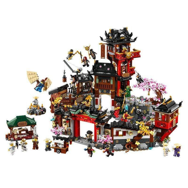 Another view of the Old Town display build