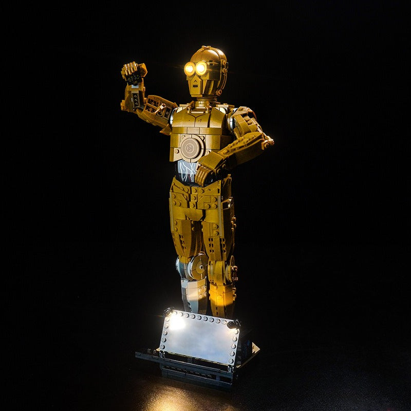 C-3PO display build, additional photo 5