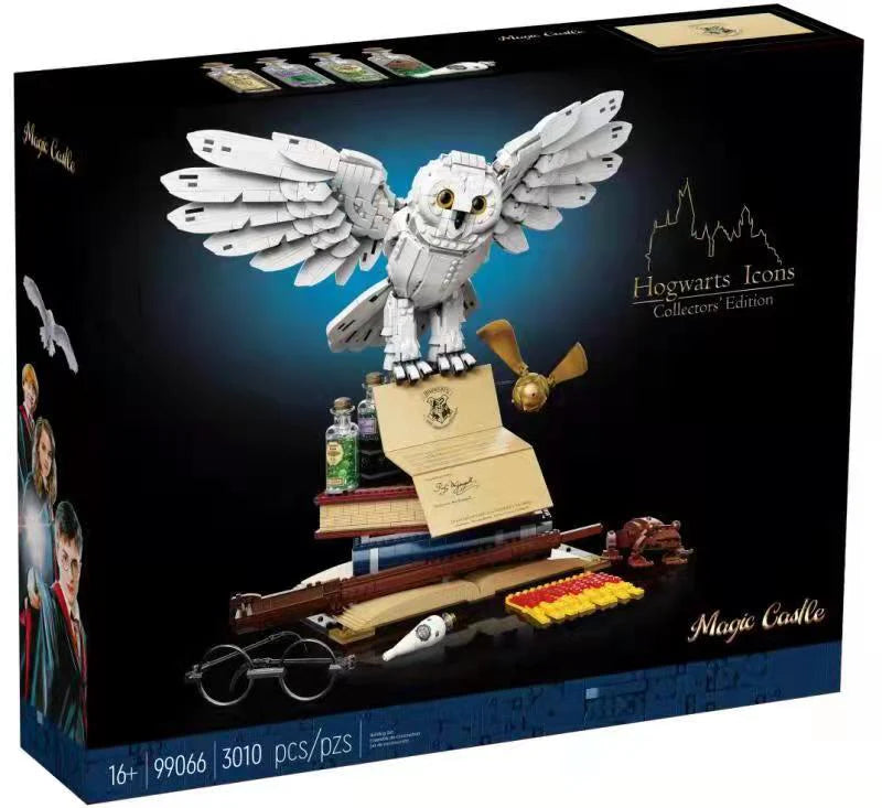 Hogwarts Icons Collectors' Edition — 3010PCS LEGO-Compatible Building Blocks | Harry Potter Display Set