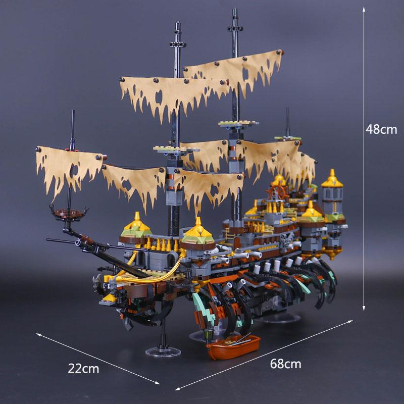 Silent Mary ghost ship building block set mast detail