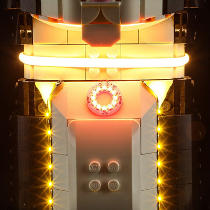 Another angle of the assembled block cat