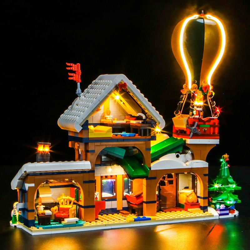 Santa's Post Office building block model, assembled model
