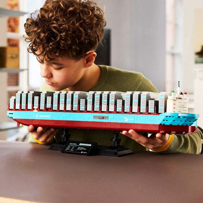 Container ship building set shown from another angle