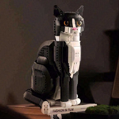 Rear angle of the cat building set