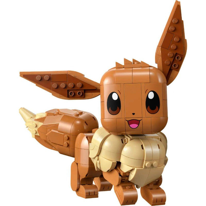 Assembled fox creature building block model