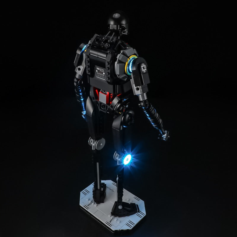 K-2SO building block model, close-up detail