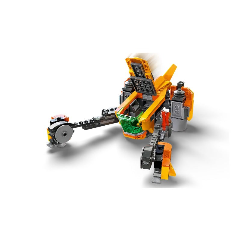 Second view of the 330-piece space rocket brick model