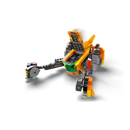 Second view of the 330-piece space rocket brick model