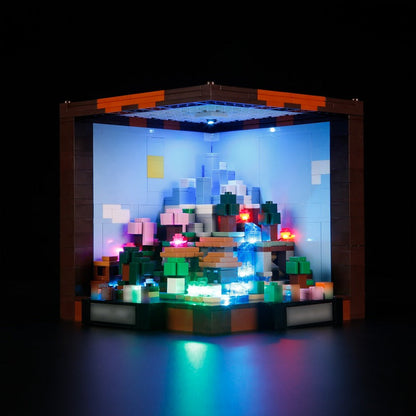 Additional lighting view of the block model