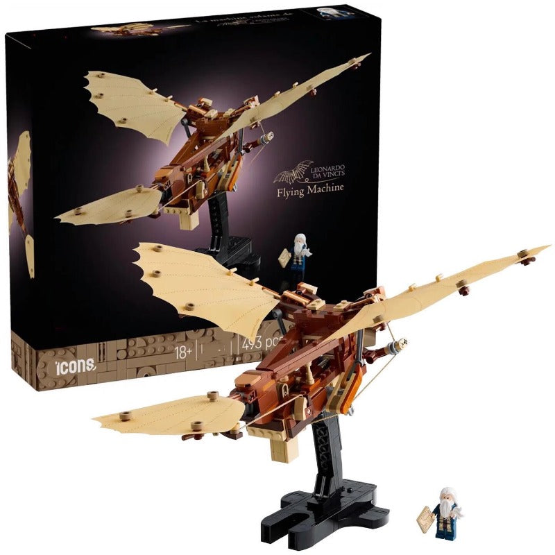 Leonardo da Vinci's Flying Machine building block set, bricks version main image