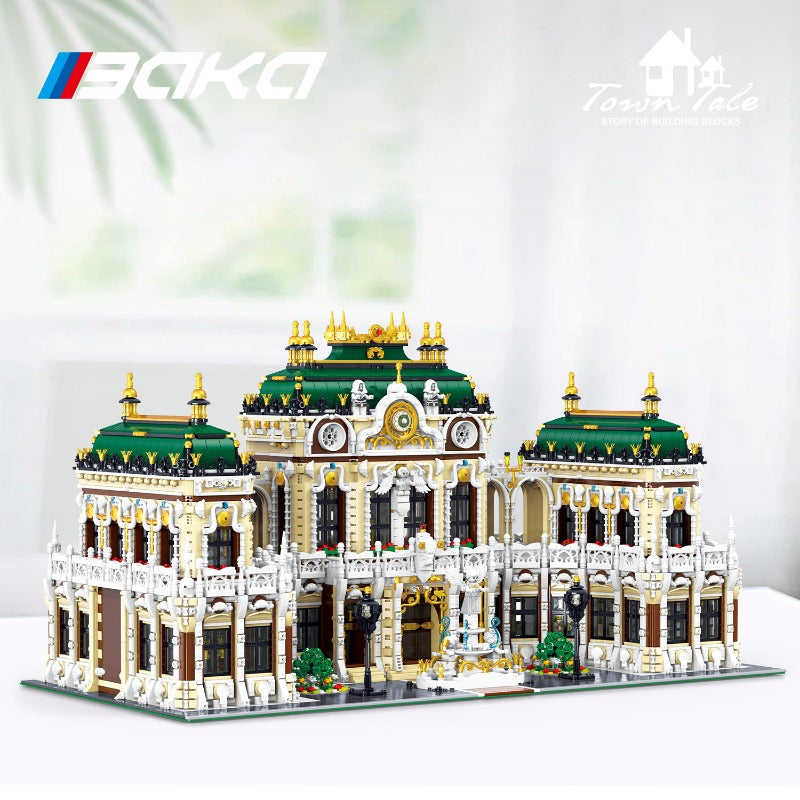 Luxurious Grand Palace Building Block Set – 11930 PCS – full display view