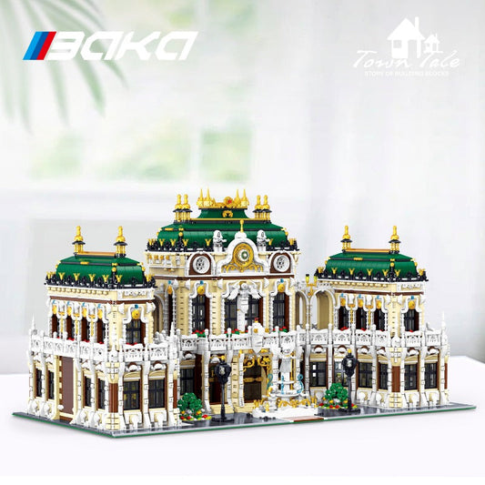 Luxurious Grand Palace Building Block Set – 11930 PCS – full display view