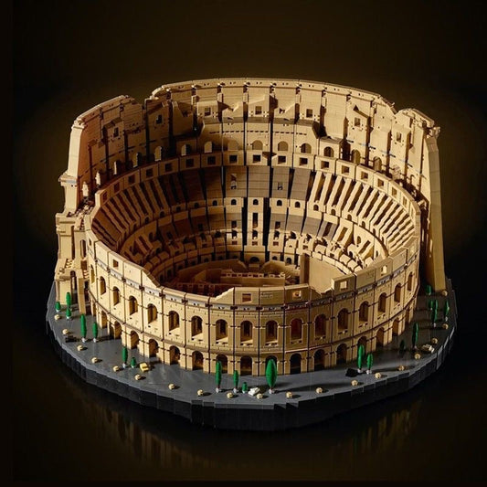 Colosseum Ancient Arena Building Set front view display model