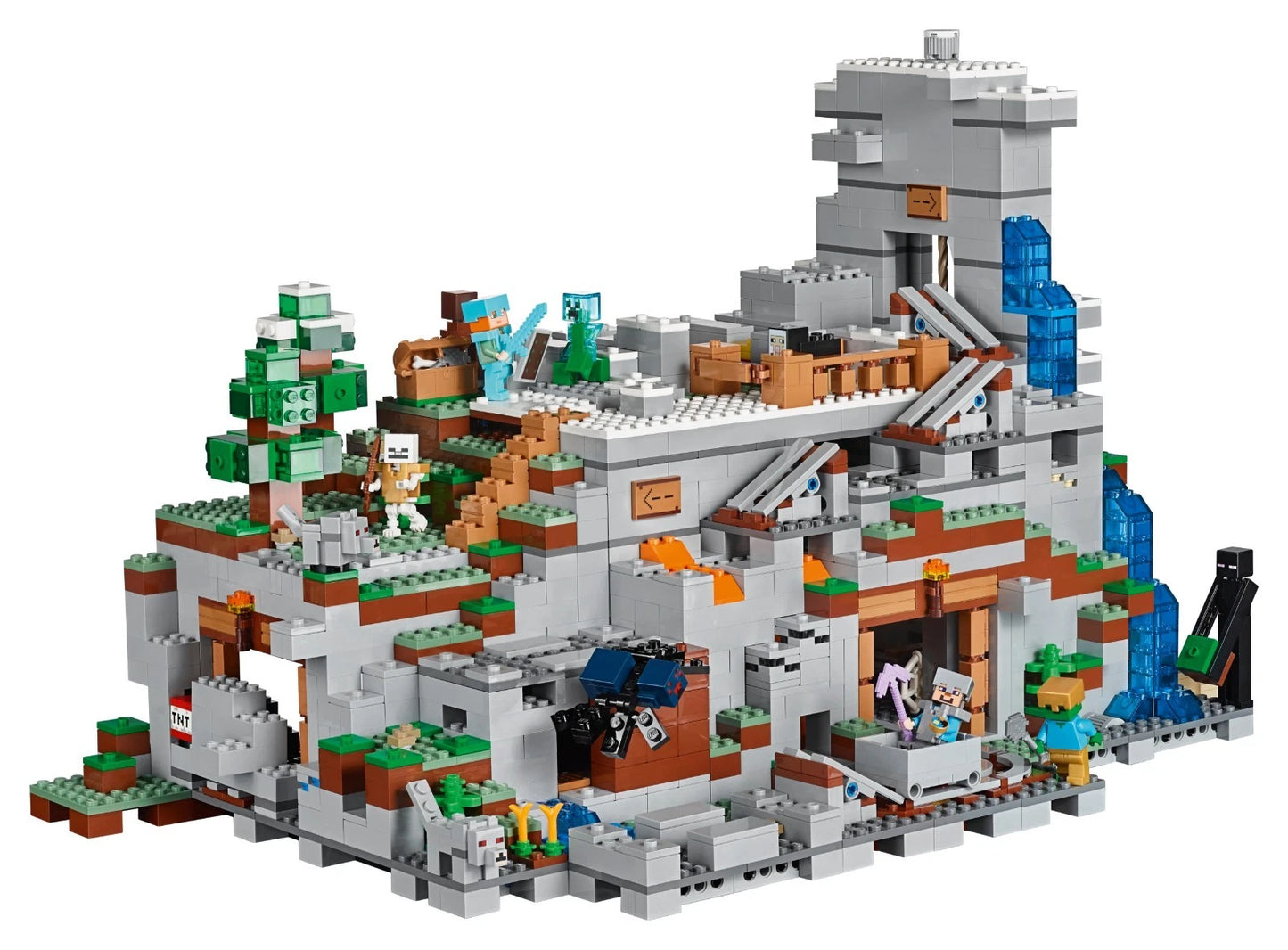 Minecraft Mountain Cave Building Set 21137 – 2688 PCS Adventure Mine Kit | Gamer Collector Brick Set