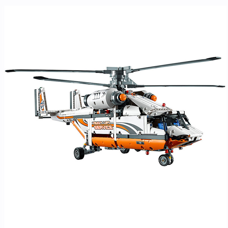 Heavy lift helicopter block model side view