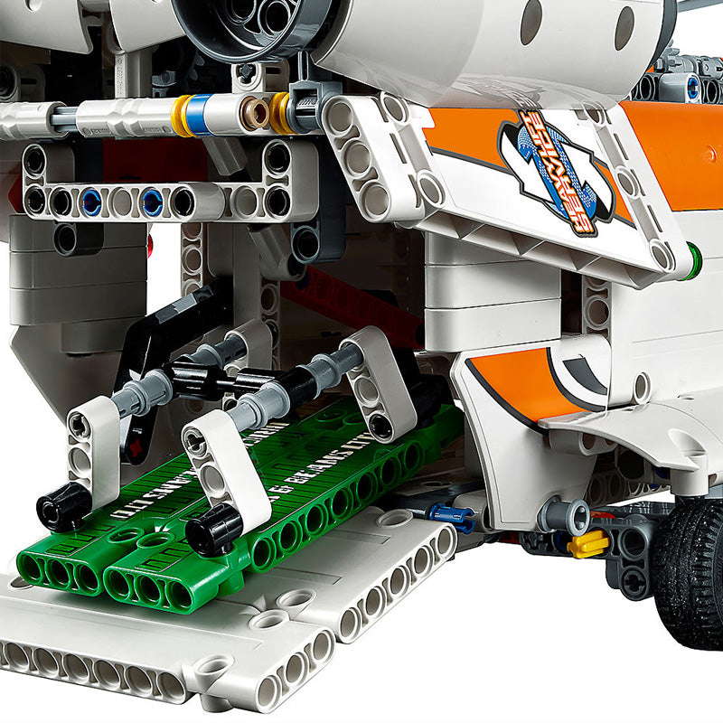 Close-up of helicopter building block rotor detail
