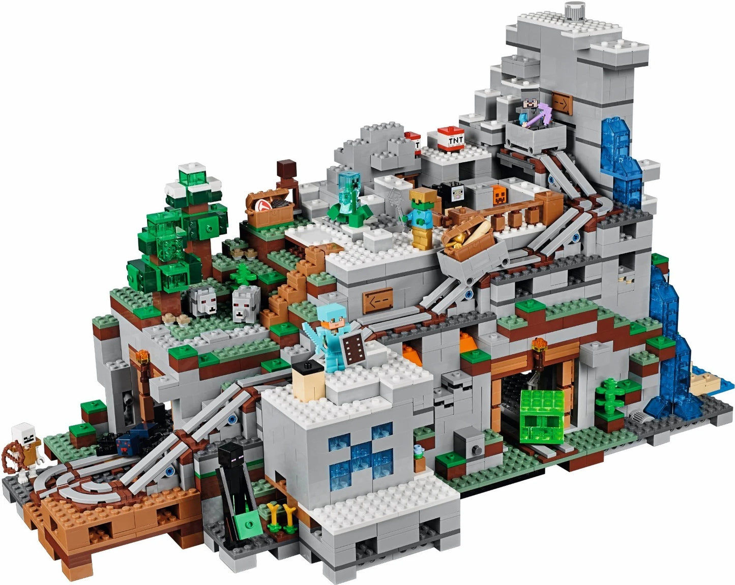 Minecraft Mountain Cave Building Set 21137 – 2688 PCS Adventure Mine Kit | Gamer Collector Brick Set