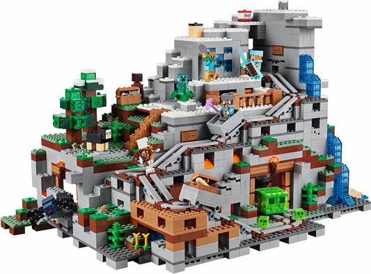 Minecraft Mountain Cave Building Set 21137 – 2688 PCS Adventure Mine Kit | Gamer Collector Brick Set