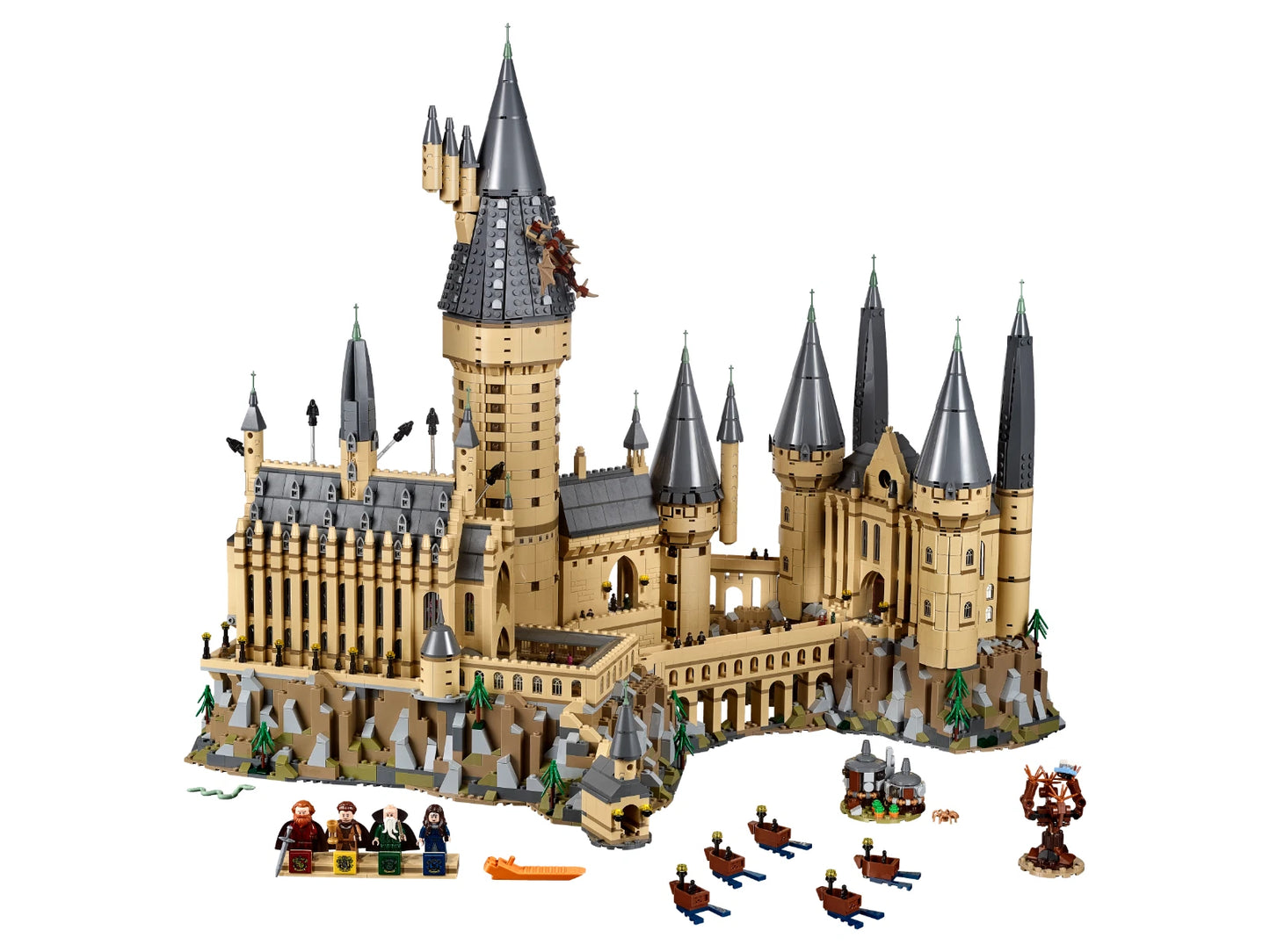 Magic Castle Building Set 71043 – 6020 PCS Large Wizard School Model | Collector Building Blocks for Adults