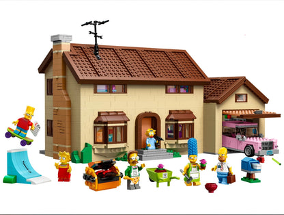 The Simpsons House 71006 (2523 PCS) + KWIK-E-MART 71016 (2218 PCS) Building Set Bundle | Premium Cartoon Collector Brick Kit