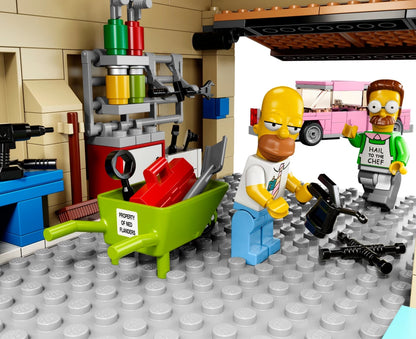 The Simpsons House 71006 (2523 PCS) + KWIK-E-MART 71016 (2218 PCS) Building Set Bundle | Premium Cartoon Collector Brick Kit
